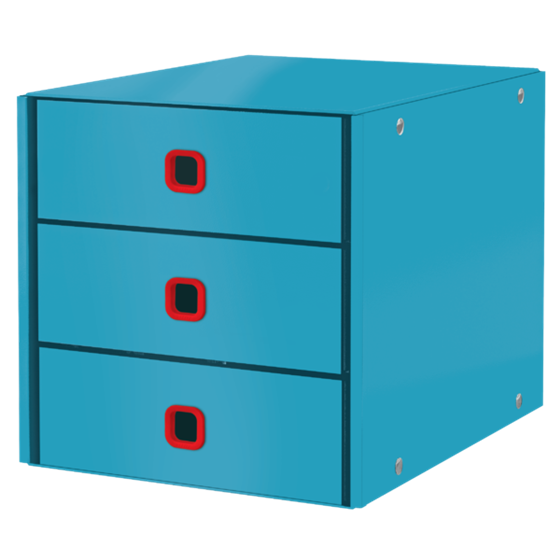 Buc De Cajones Click & Store Leitz Cosy (3 Cajones) Azul Calma