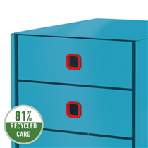 Buc De Cajones Click & Store Leitz Cosy (3 Cajones) Azul Calma