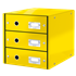 Buc De Cajones Click & Store Wow De Leitz (3 Cajones) Amarillo