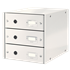 Buc De Cajones Click & Store Wow De Leitz (3 Cajones) Blanco