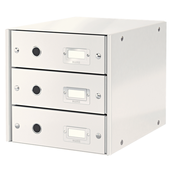 Buc De Cajones Click & Store Wow De Leitz (3 Cajones) Blanco