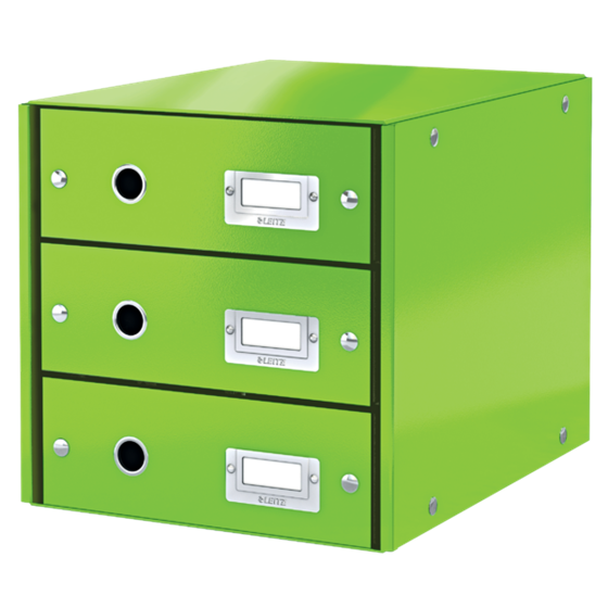 Buc De Cajones Click & Store Wow De Leitz (3 Cajones) Verde