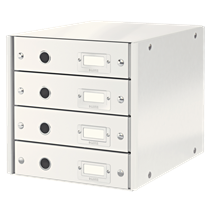 Buc De Cajones Click & Store Wow De Leitz (4 Cajones) Blanco