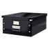 Caja De Almacenaje Grande Click & Store Wow De Leitz Negro