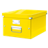 Caja De Almacenaje Mediana Click & Store Wow De Leitz Amarillo