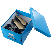 Caja De Almacenaje Mediana Click & Store Wow De Leitz Azul