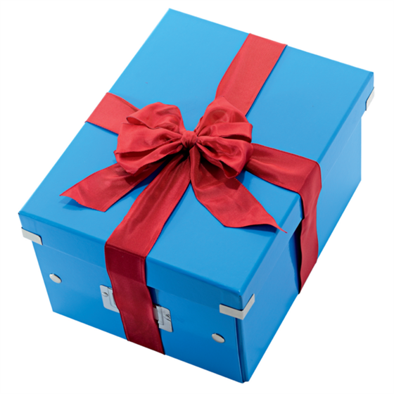 Caja De Almacenaje Mediana Click & Store Wow De Leitz Azul