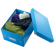 Caja De Almacenaje Pequeña Click & Store Wow De Leitz Azul
