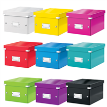 Caja De Almacenaje Pequeña Click & Store Wow De Leitz Blanco