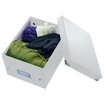 Caja De Almacenaje Pequeña Click & Store Wow De Leitz Blanco