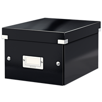 Caja De Almacenaje Pequeña Click & Store Wow De Leitz Negro