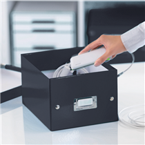 Caja De Almacenaje Pequeña Click & Store Wow De Leitz Negro