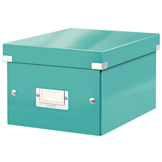 Caja De Almacenaje Pequeña Click & Store Wow De Leitz Turquesa