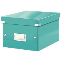 Caja De Almacenaje Pequeña Click & Store Wow De Leitz Turquesa