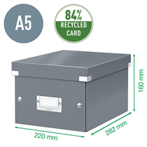 Caja De Almacenaje Pequeña Click & Store Wow De Leitz Turquesa