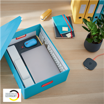 Caja De Almacenamiento Click & Store Grande Leitz Cosy Azul Calma