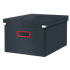 Caja De Almacenamiento Click & Store Mediana Leitz Cosy Gris Terciopelo