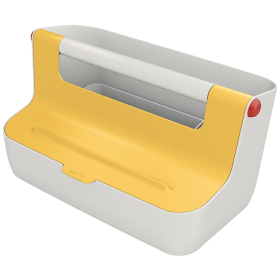 Caja De Almacenamiento Portátil Leitz Cosy Amarillo Cálido