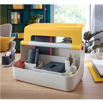 Caja De Almacenamiento Portátil Leitz Cosy Amarillo Cálido