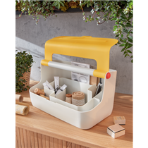 Caja De Almacenamiento Portátil Leitz Cosy Amarillo Cálido