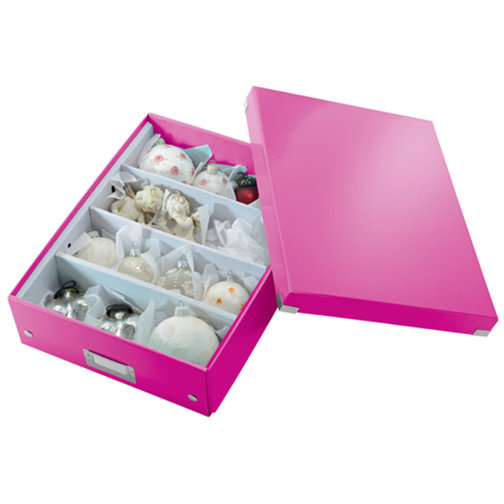 Caja Organizadora Mediana Click & Store Wow De Leitz Fucsia