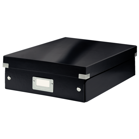 Caja Organizadora Mediana Click & Store Wow De Leitz Negro