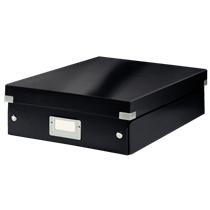 Caja Organizadora Mediana Click & Store Wow De Leitz Negro
