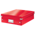 Caja Organizadora Mediana Click & Store Wow De Leitz Rojo