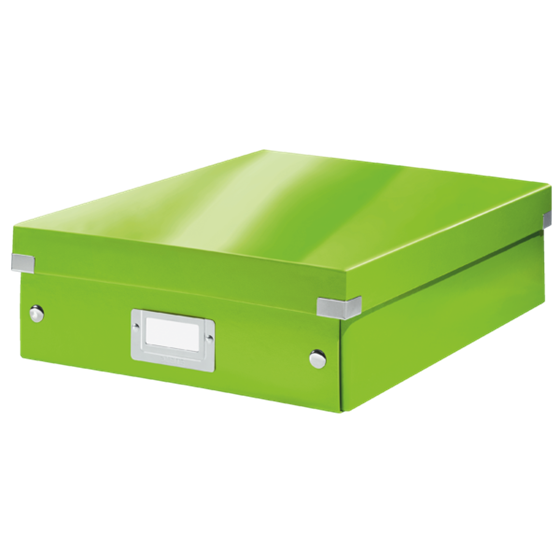 Caja Organizadora Mediana Click & Store Wow De Leitz Verde