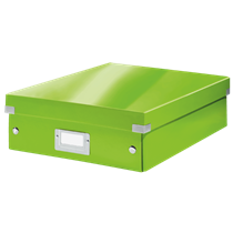 Caja Organizadora Mediana Click & Store Wow De Leitz Verde