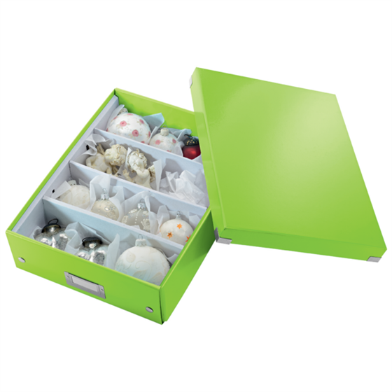 Caja Organizadora Mediana Click & Store Wow De Leitz Verde