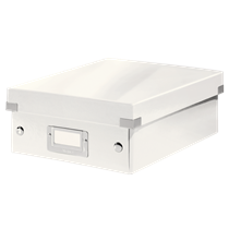 Caja Organizadora Pequeña Click & Store Wow De Leitz Blanco