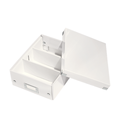Caja Organizadora Pequeña Click & Store Wow De Leitz Blanco