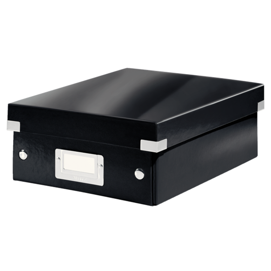 Caja Organizadora Pequeña Click & Store Wow De Leitz Negro