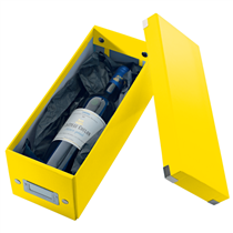 Caja Para Guardar Cds Click & Store Wow De Leitz Amarillo