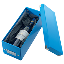 Caja Para Guardar Cds Click & Store Wow De Leitz Azul