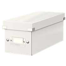 Caja Para Guardar Cds Click & Store Wow De Leitz Blanco