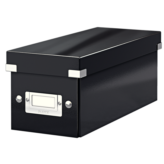 Caja Para Guardar Cds Click & Store Wow De Leitz Negro