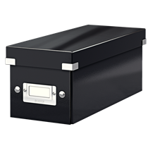Caja Para Guardar Cds Click & Store Wow De Leitz Negro