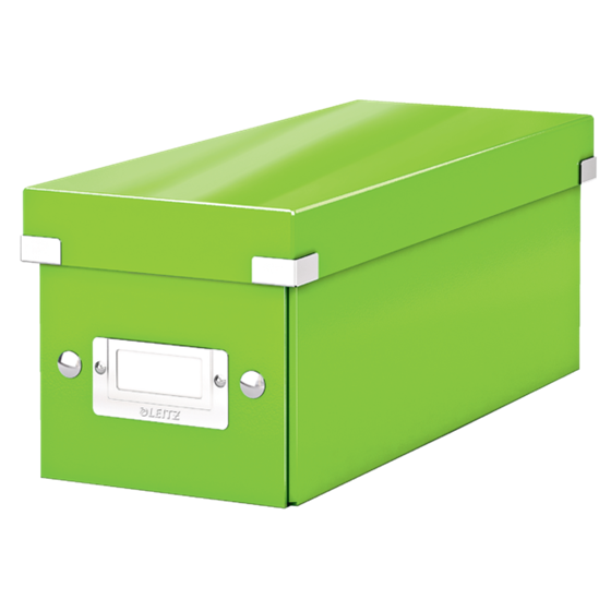 Caja Para Guardar Cds Click & Store Wow De Leitz Verde