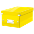 Caja Para Guardar Dvds Click & Store Wow De Leitz Amarillo