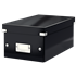 Caja Para Guardar Dvds Click & Store Wow De Leitz Negro