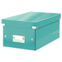 Caja Para Guardar Dvds Click & Store Wow De Leitz Turquesa