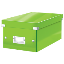 Caja Para Guardar Dvds Click & Store Wow De Leitz Verde