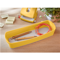 Leitz Mybox Cosy Bandeja Organizadora Larga Amarillo Cálido