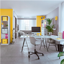 Revistero Click & Store Wow De Leitz Amarillo