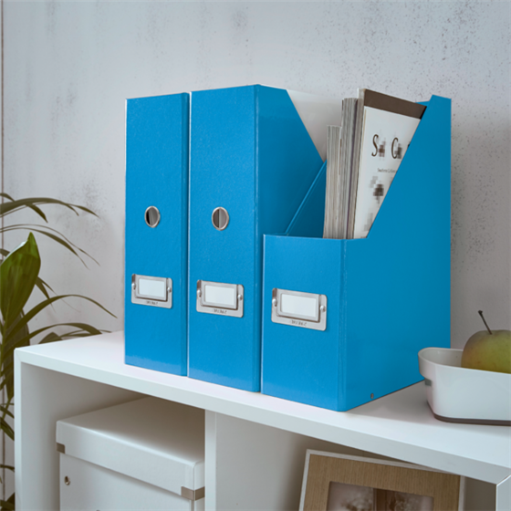 Revistero Click & Store Wow De Leitz Azul