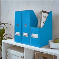 Revistero Click & Store Wow De Leitz Azul