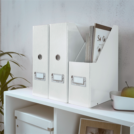 Revistero Click & Store Wow De Leitz Blanco