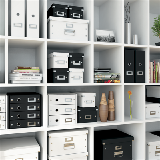Revistero Click & Store Wow De Leitz Negro